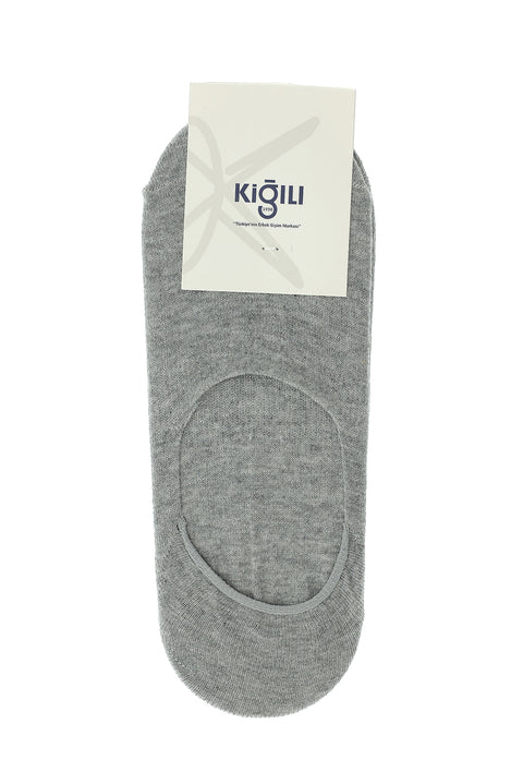 Light Grey Melange 2-Pack Cotton Loafer Socks
