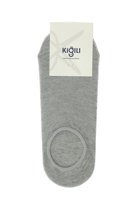 Light Grey Melange 2-Pack Cotton Loafer Socks