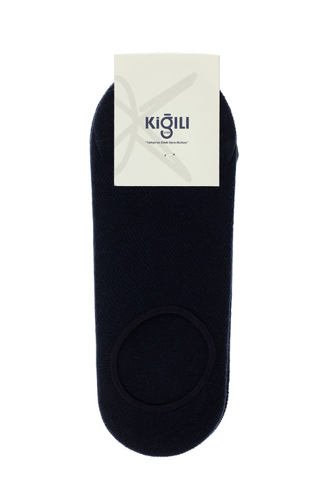 Navy Blue 2-Pack Cotton Loafer Socks