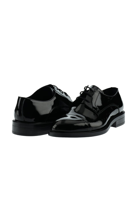 Black Classic Patent Leather Shoes