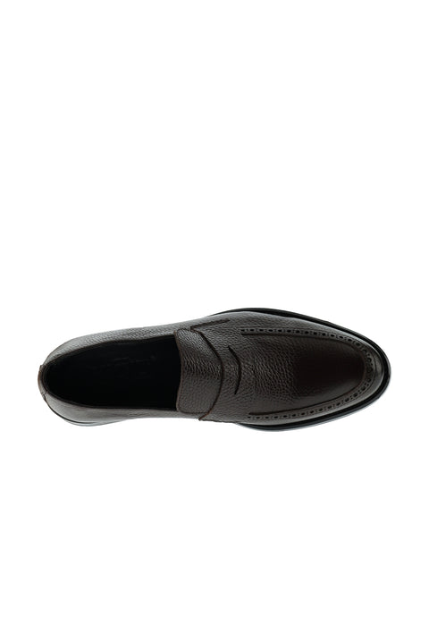 Dark Brown Classic Leather Shoes