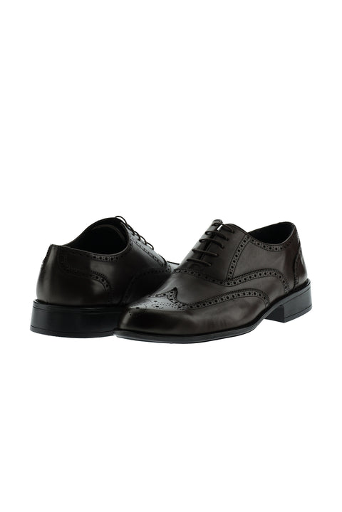 Dark Brown Classic Leather Shoes