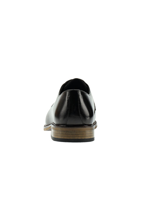 Dark Brown Antique Leather Classic Shoes