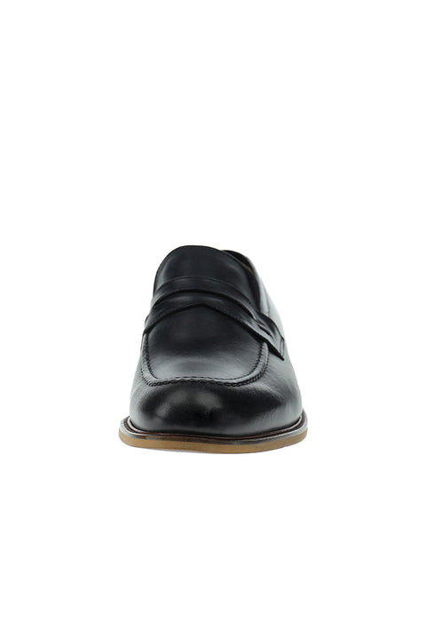 Navy Blue Classic Leather Shoes