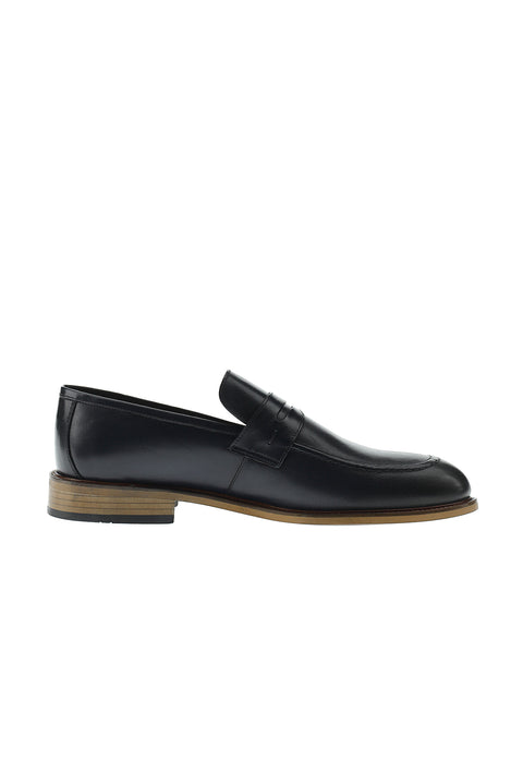 Navy Blue Classic Leather Shoes