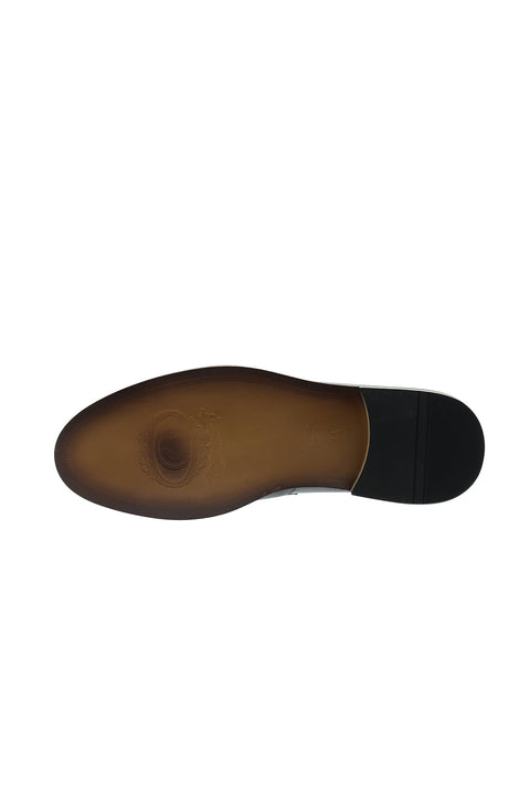 Navy Blue Classic Leather Shoes