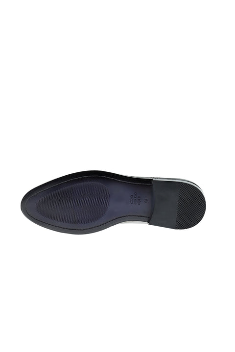 Medium Brown Patterned Classic Leather Shoes