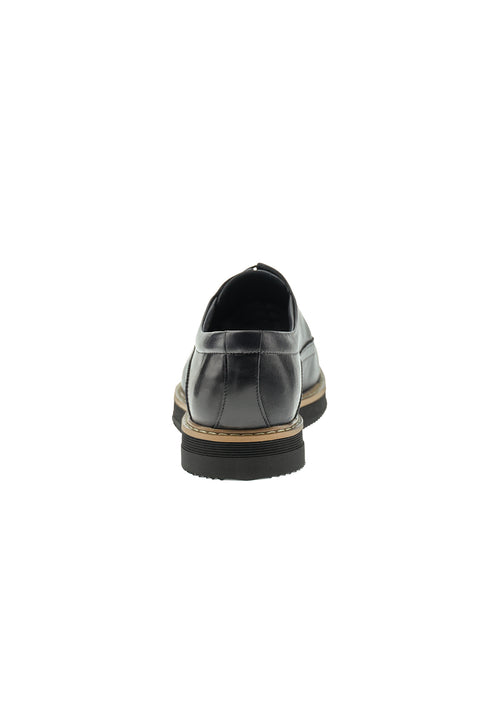 Medium Navy Casual Leather Shoes