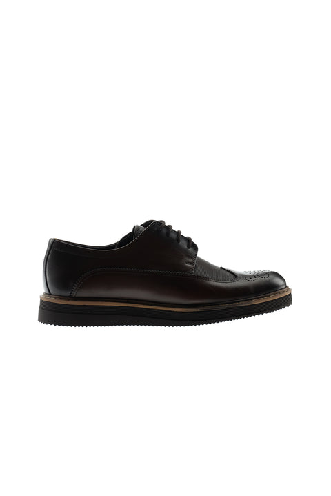 Medium Brown Casual Leather Shoes