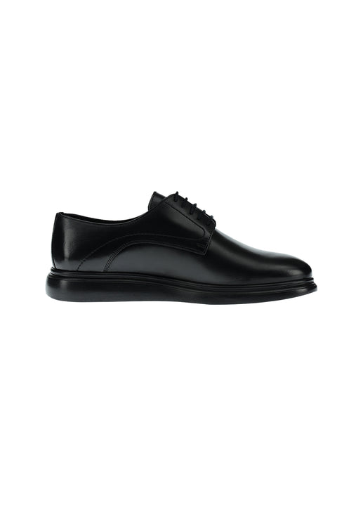 Black Casual Leather Shoes