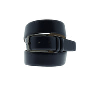 Dark Navy Classic Leather Belt