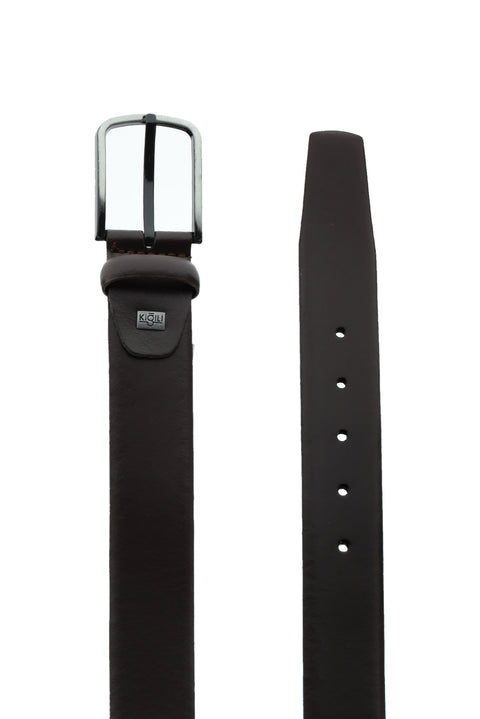 Dark Brown Classic Leather Belt