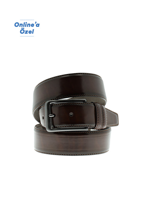 Dark Brown Classic Belt