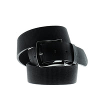 Black Sport Patterned Belt