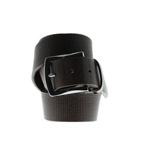 Dark Brown Sporty Patterned Belt
