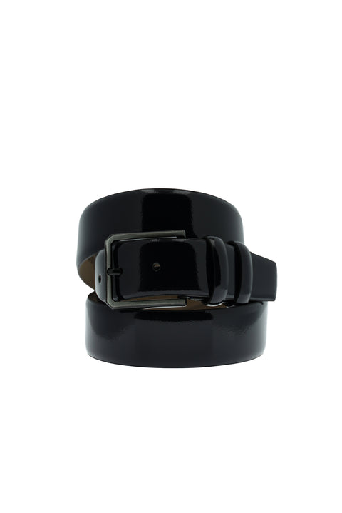 Dark Navy Classic Patent Leather Belt