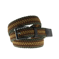 Dark Brown Knitted Pattern Sport Belt