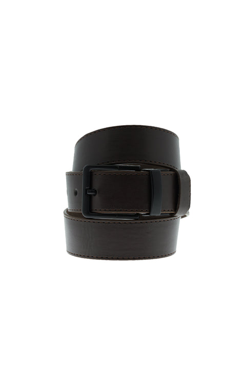 Dark Brown Double-Sided Sports Belt