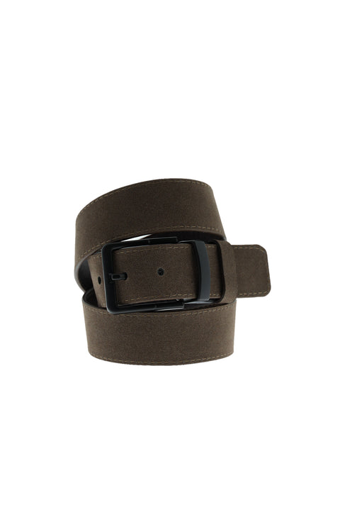 Dark Brown Double-Sided Sports Belt