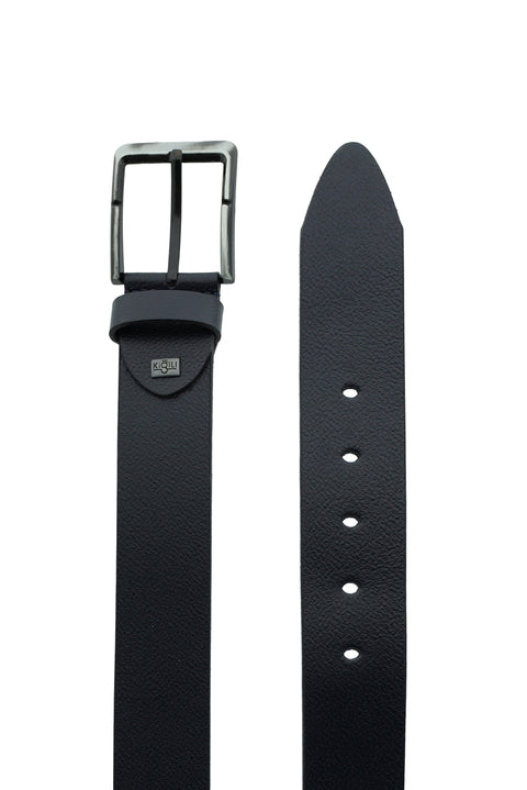 Dark Navy Leather Sport Belt