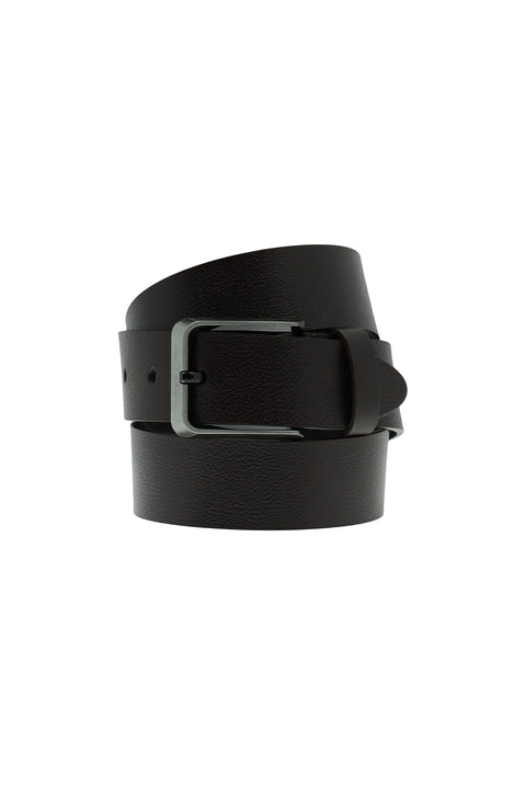 Dark Brown Sport Leather Belt