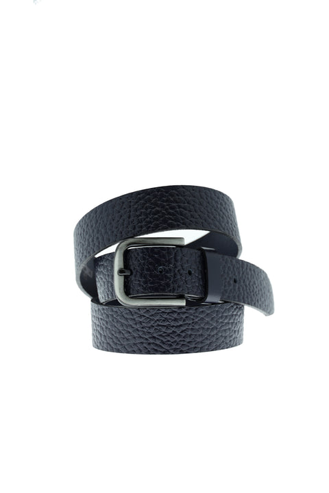 Dark Navy Plus Size Leather Belt