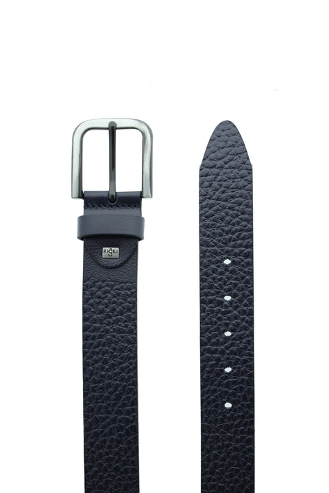 Dark Navy Plus Size Leather Belt