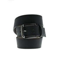 Black Sport Patterned Belt