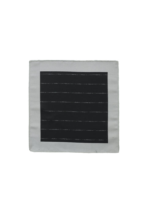Black 2-Piece Patterned Tie & Pocket Square Set
