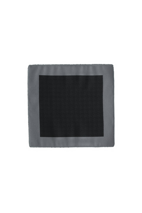 Black 2-Piece Patterned Tie & Pocket Square Set
