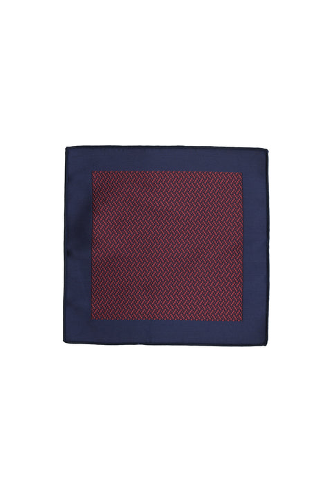 Dark Burgundy 2-Piece Patterned Tie & Pocket Square Set
