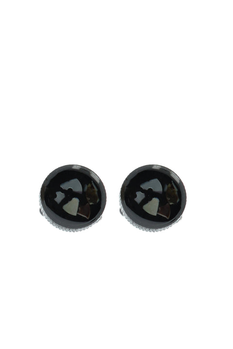 Black Stone Cufflinks