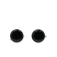 Black Stone Cufflinks