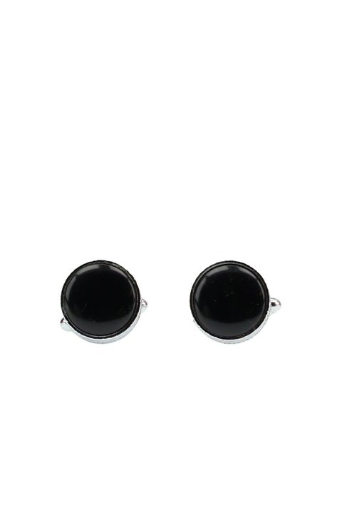 Black Stone Cufflinks