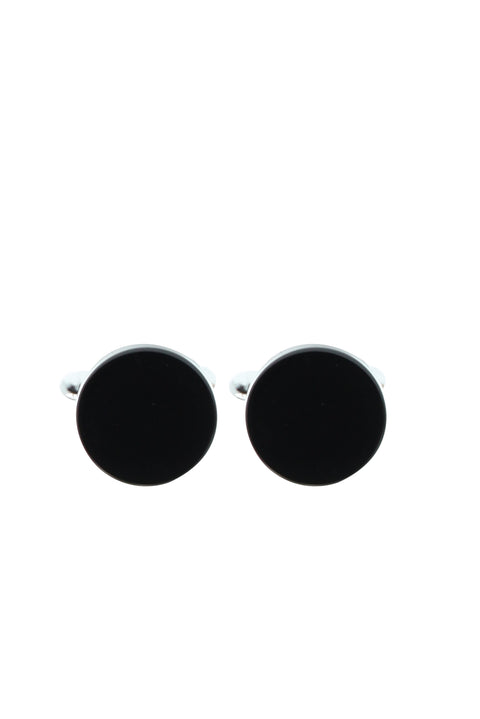 Black Metal Cufflinks