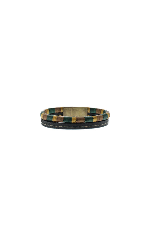 Dark Brown Leather Bracelet