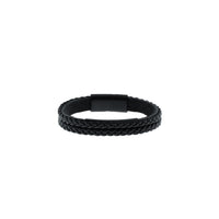 Black Leather Bracelet