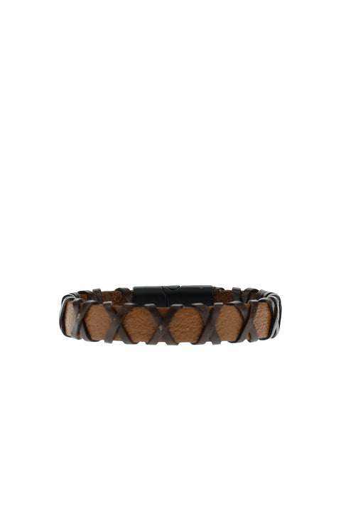Medium Brown Leather Bracelet