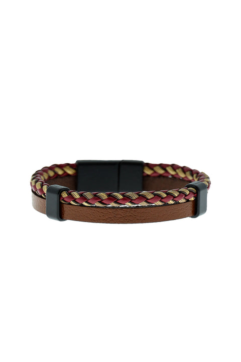 Dark Brown Leather Bracelet