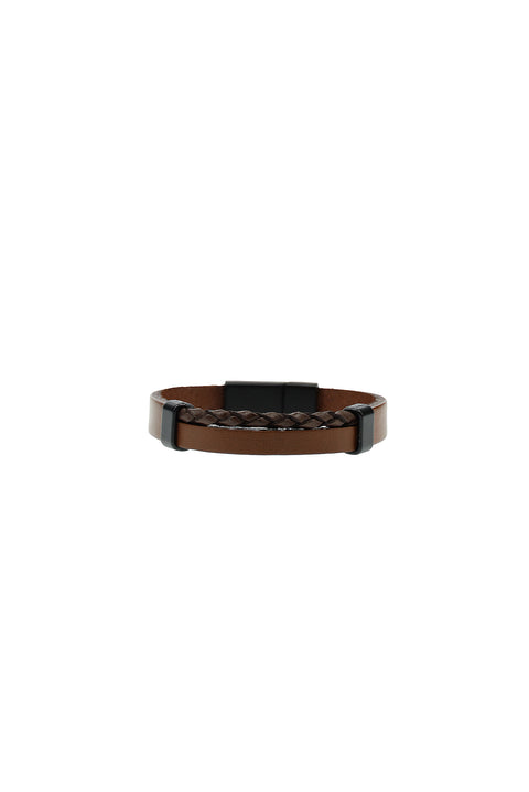 Dark Brown Leather Bracelet