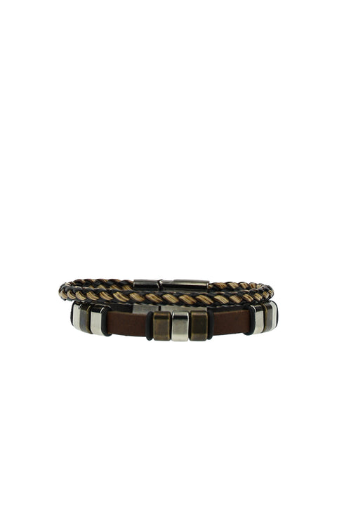 Dark Brown Leather Bracelet