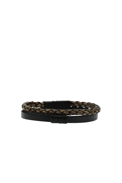 Dark Brown Leather Bracelet