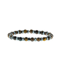 Medium Brown Natural Stone Bracelet
