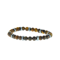 Medium Brown Natural Stone Bracelet