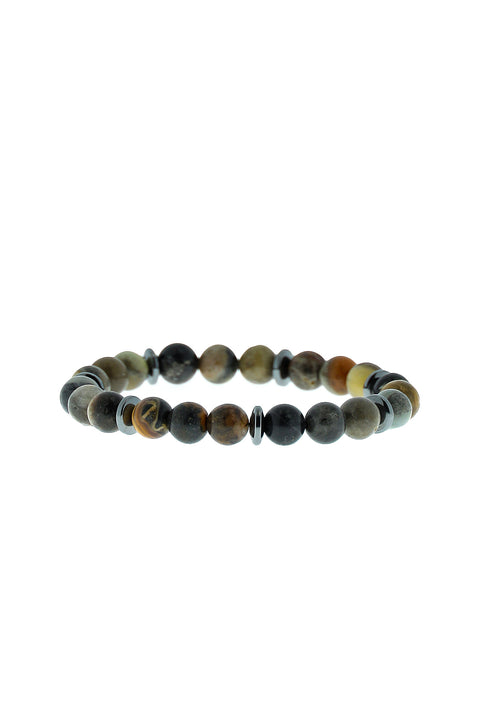Multicolored Natural Stone Bracelet