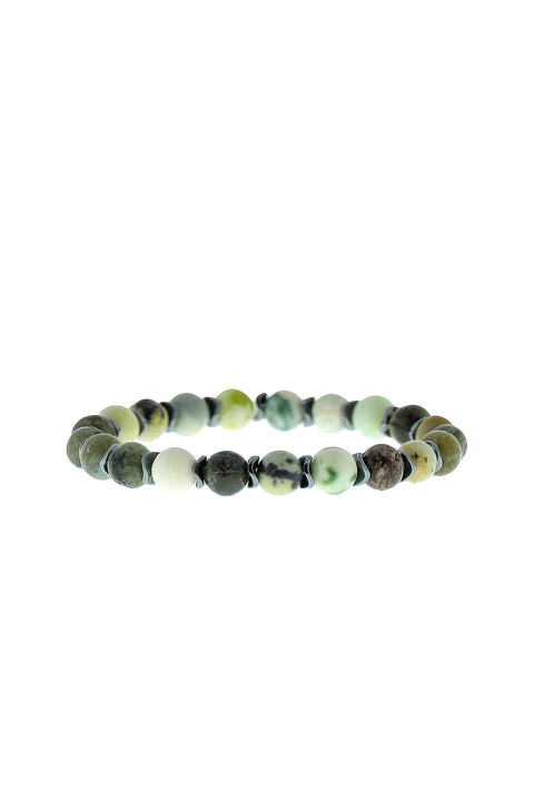 Light Khaki Natural Stone Bracelet