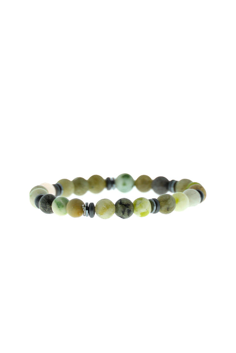 Light Khaki Natural Stone Bracelet