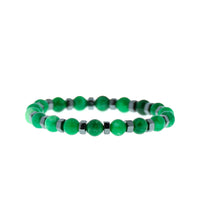 Dark Green Natural Stone Bracelet