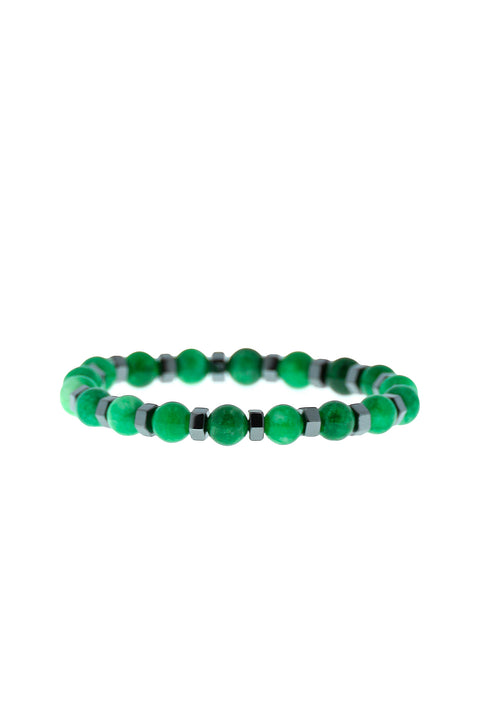 Dark Green Natural Stone Bracelet