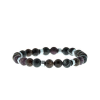 Medium Anthracite Natural Stone Bracelet